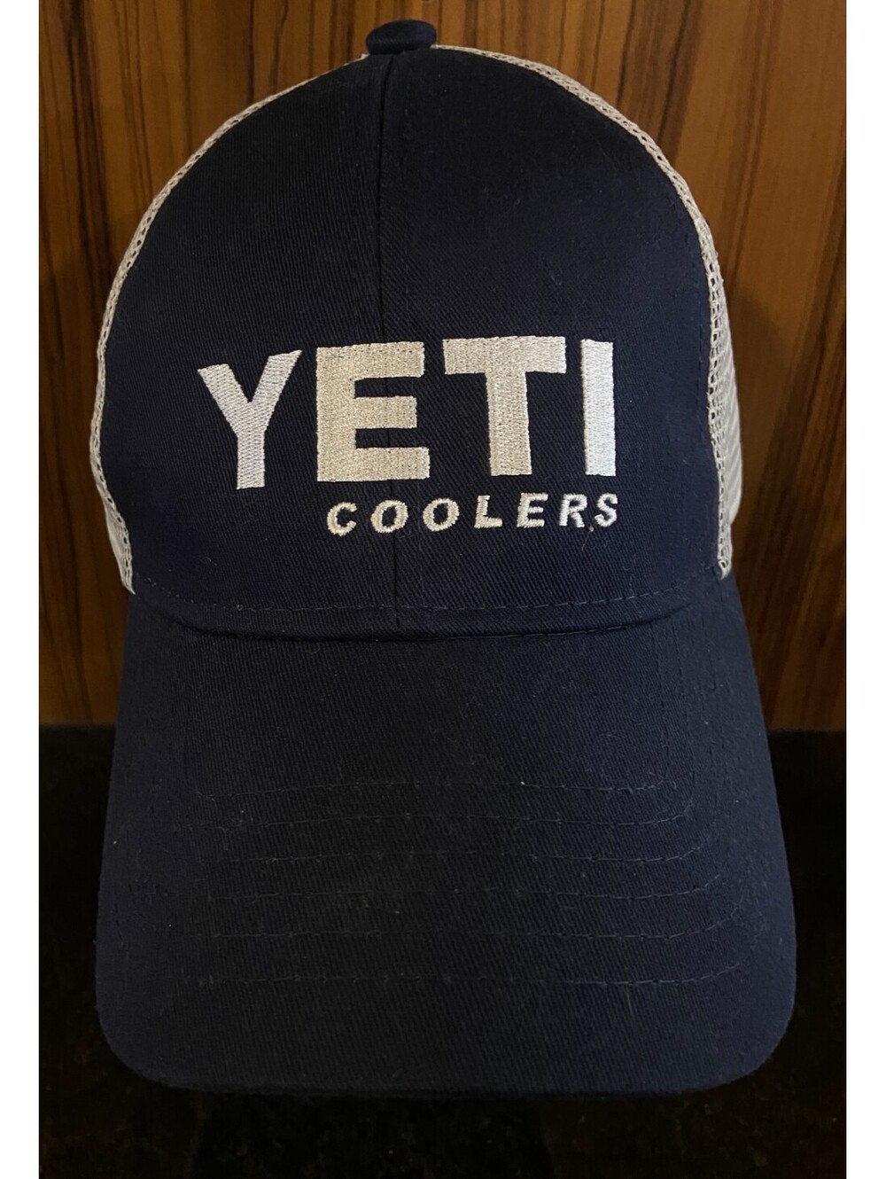 Yeti Coolers Adjustable Snap Back Trucker Hat Navy Beer Cooler Outdoors Southern